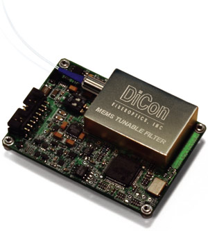 dicon fiberoptics directing light with mems technology tuneable filter